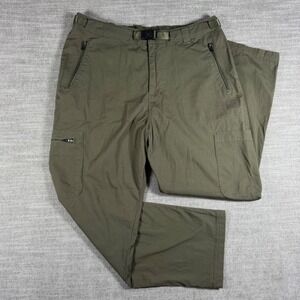 Roark Women's Campover Pants XL Olive Green Ripstop Utility Travel Gorpcore